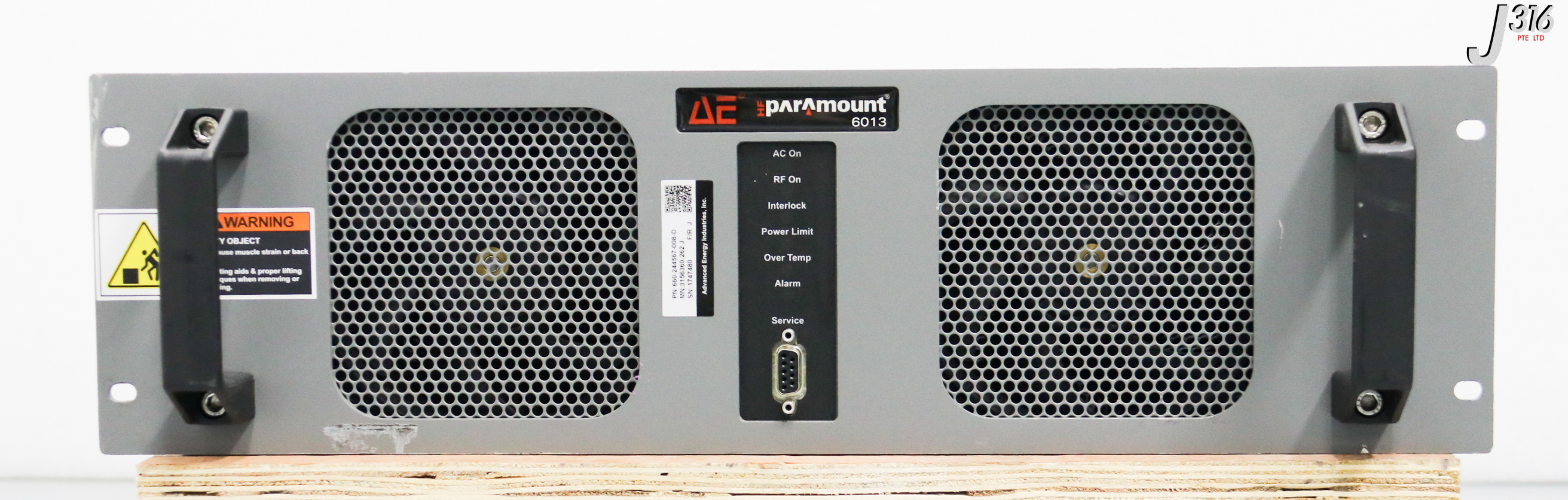 32378 ADVANCED ENERGY RF GEN, HF PARAMOUNT 6013, LAM: 660-244567